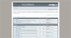 Desktop Screenshot of forum.christogenea.org