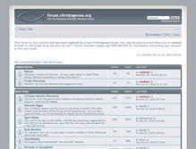 Tablet Screenshot of forum.christogenea.org
