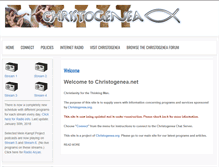 Tablet Screenshot of christogenea.net